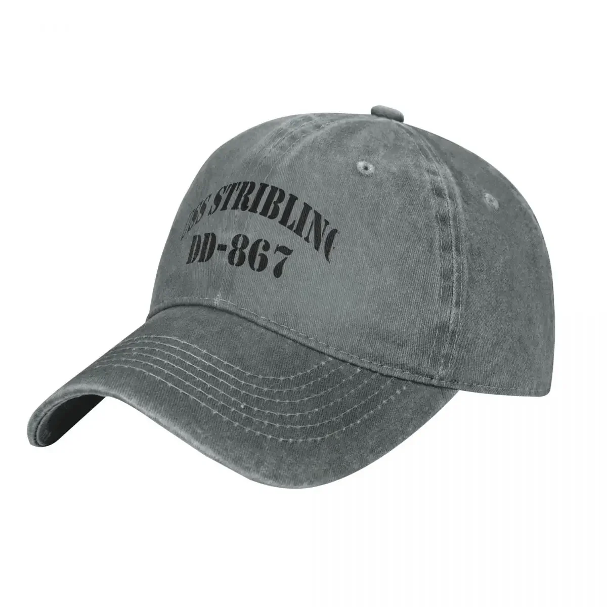 USS STRIBLING (DD-867) SHIP'S STORE Cowboy Hat Caps custom hats Big Size Hat Hat For Women Men'S