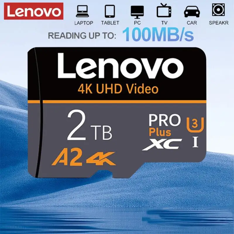 

Lenovo Ultra Memory Card SD/TF Flash Card 2TB 1TB 512GB 128GB High Speed Mini Micro TF SD Card For Phone Speakers Camera