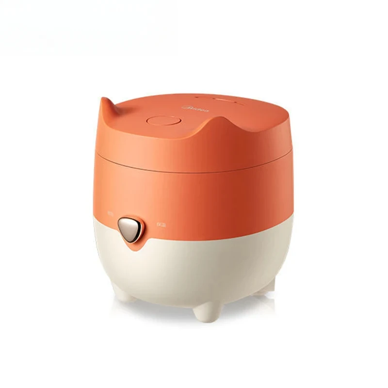 Nieuwe Mini rijstkoker Kleine 1.2L Rijstkoker Binnenlandse kookpot midea Fox Line Rode kawayi kitty Smart Cooker een sleutel