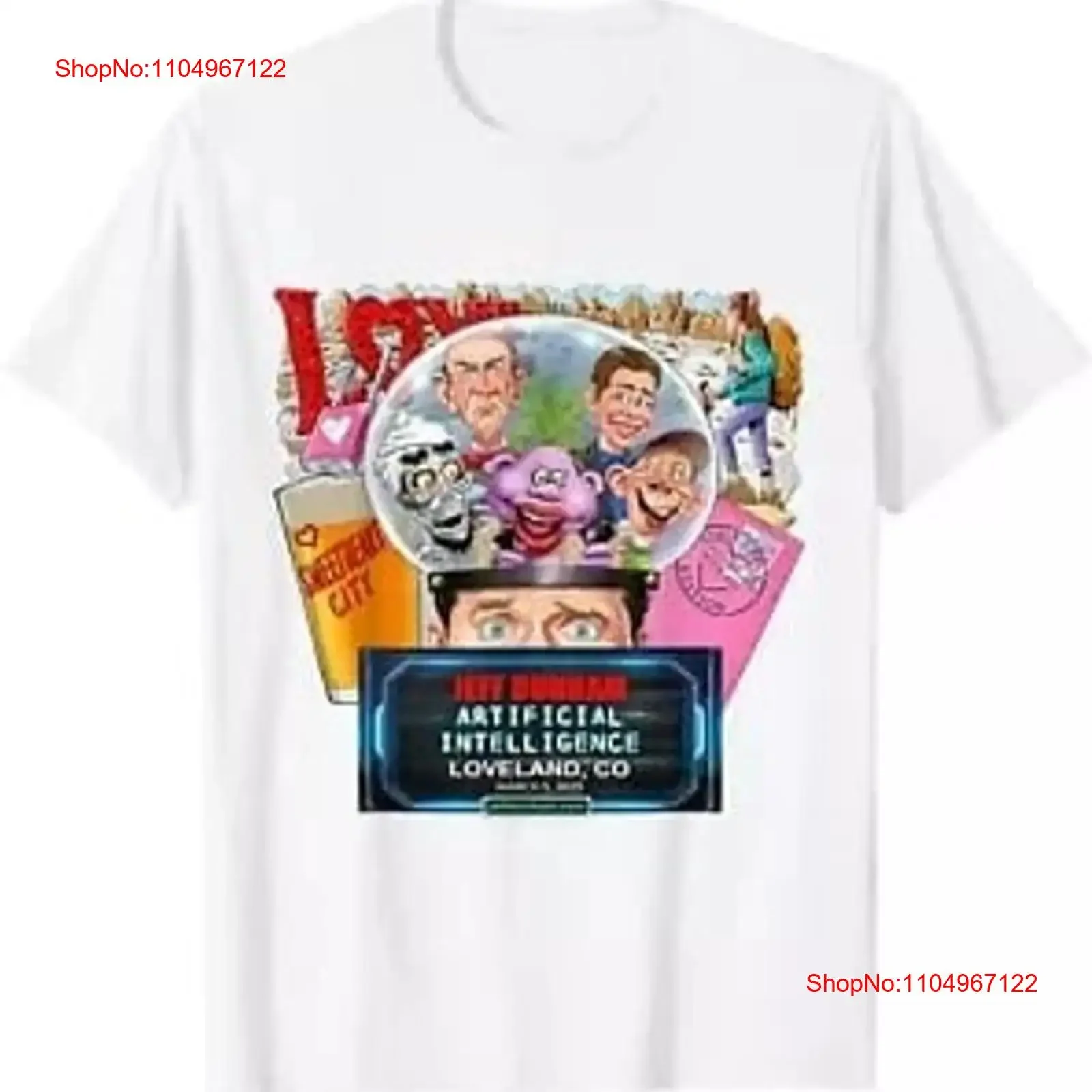 

Футболка Jeff Dunham Loveland CO 2025, винтажная, мягкая, повседневная, слегка дизайнерская одежда, графическая домашняя универсальная мода