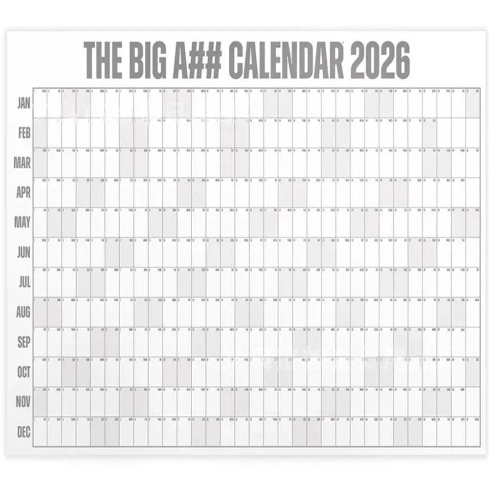 

Durable Large 2026 Calendar Planner Sheet Schedule Sticker Planner Target 365 Days Planner Sheet Wall Calendar Office Supplies