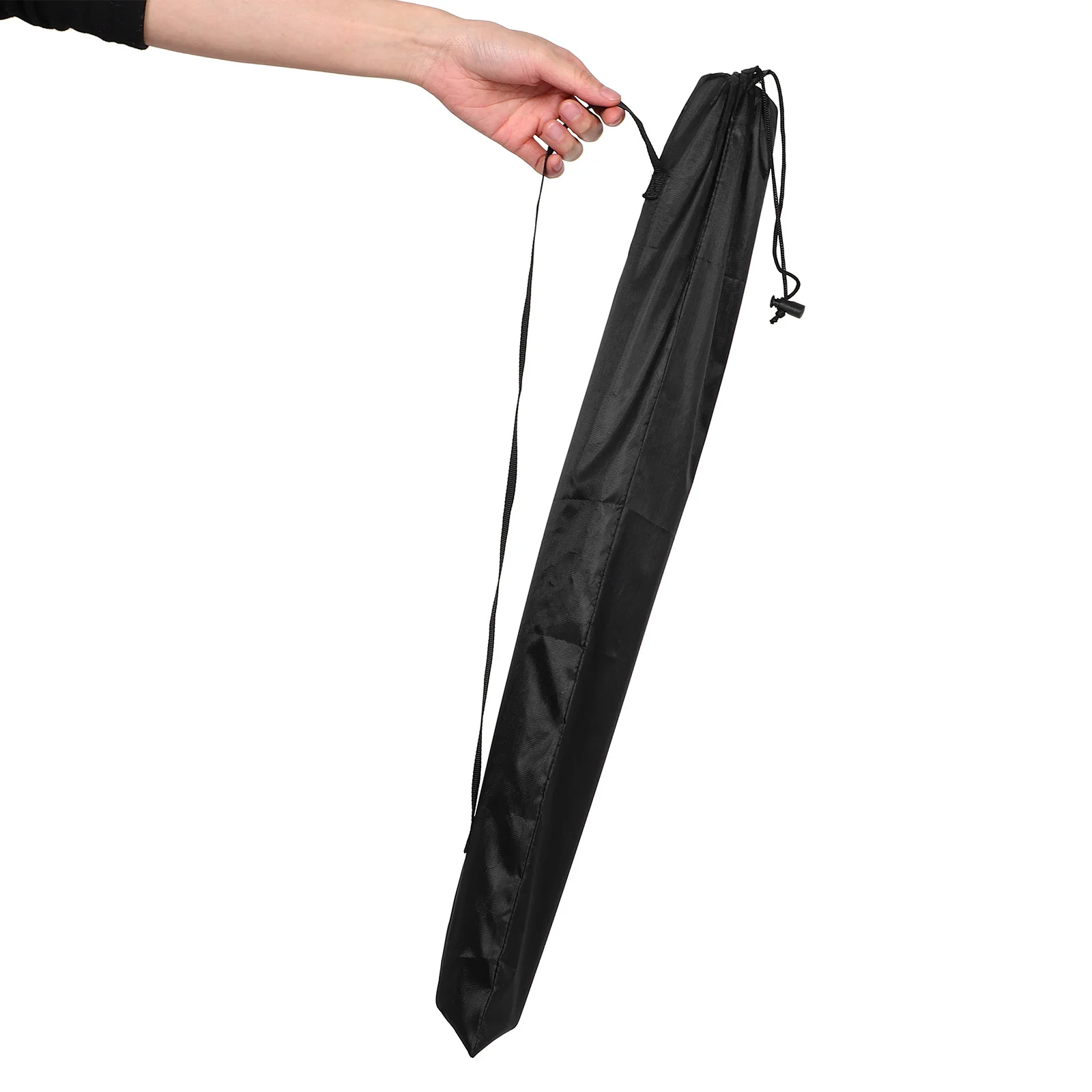

Black Nylon Hiking Pole Storage Bag Portable Lightweight Foldable Carry Case Large Capacity Trekking Pole Organizer Outdoor Use