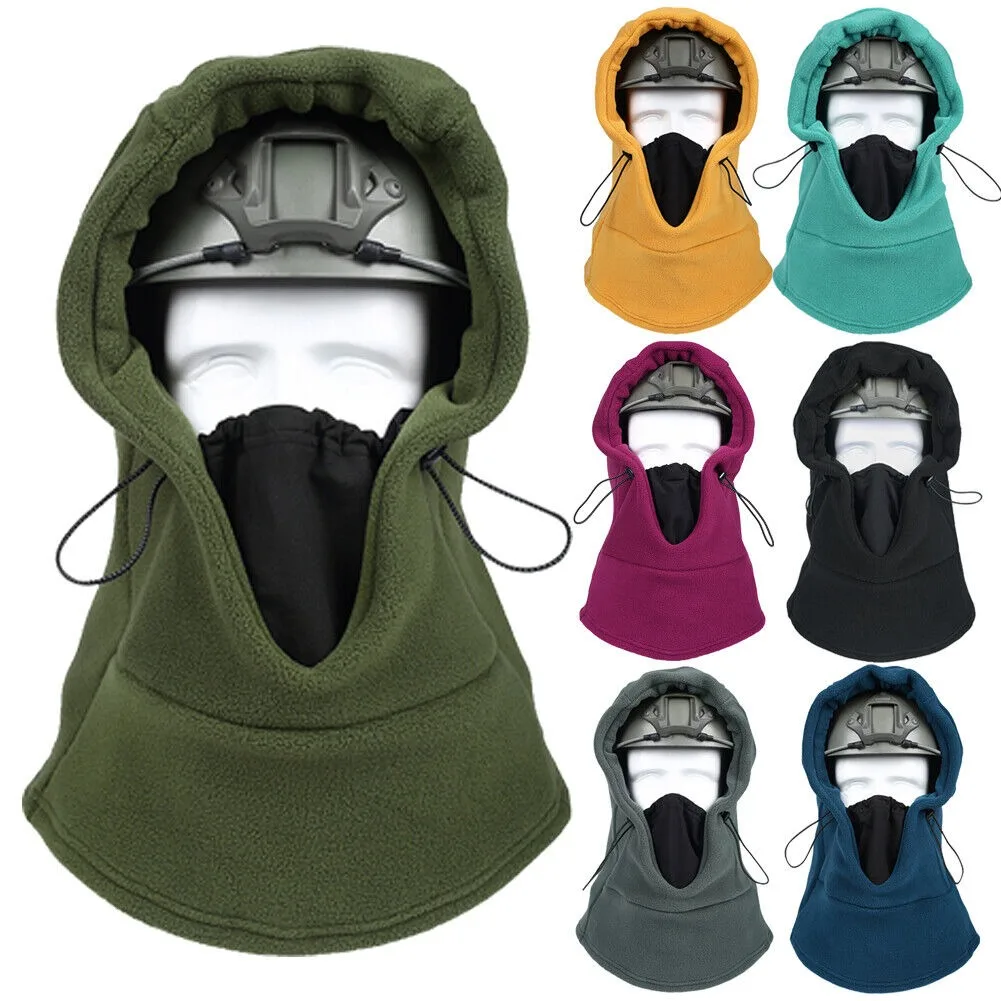 

Winter Ski Mask Fleece Motorcycle Thermal Balaclava Hunting Cycling Riding Windproof Full Face Mask Headgear for Men Women