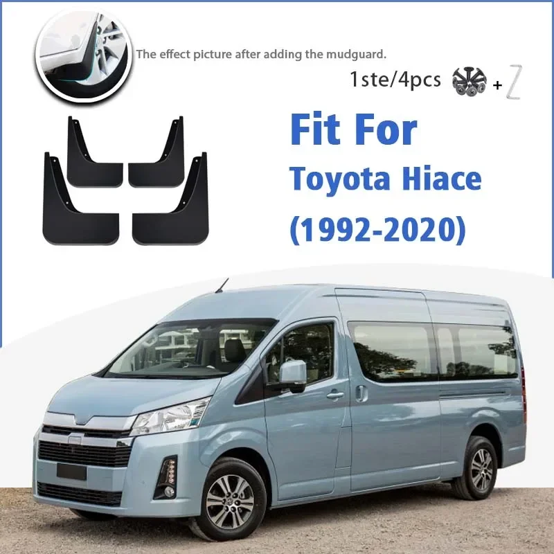 

For Toyota Hiace 1992 1993 1994 1995 1996-2020 Mudflaps Mudguard Fender Mud Flap Guards Splash Car Accessories Front Rear 4pcs