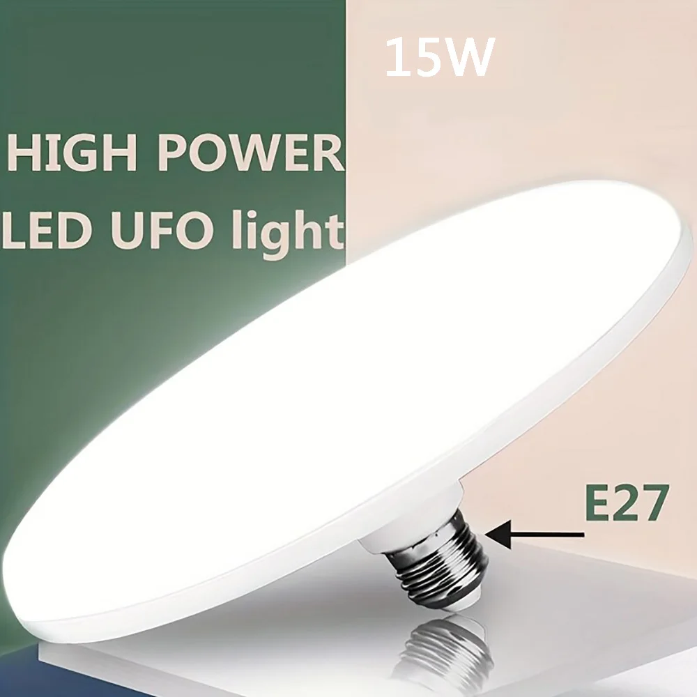 Led Bulb E27 Super Bright UFO Led Light Bulbs For Home AC220V Energy Saving Garage Lights 12W Indoor Lighting Ceiling Lamp