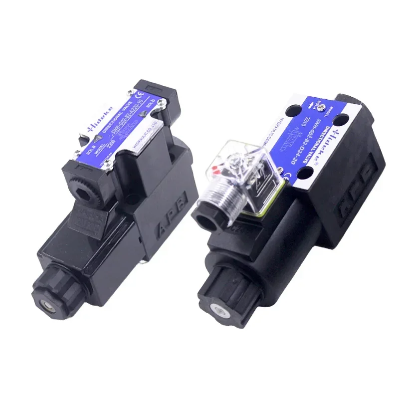 SWH-G02-B2-D24-20 Solenoid Operated Directional Hydraulic Control Valve SWH-G02-B3/C2B/C3B/C4B/C6B/C8B/B2S-AC220/R110/DC12-20/10