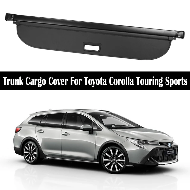 Rear Trunk Cargo Cover For Toyota Corolla Touring Sports 2019-2024 Shield Shade Curtain Partition Board Privacy Blinds Security