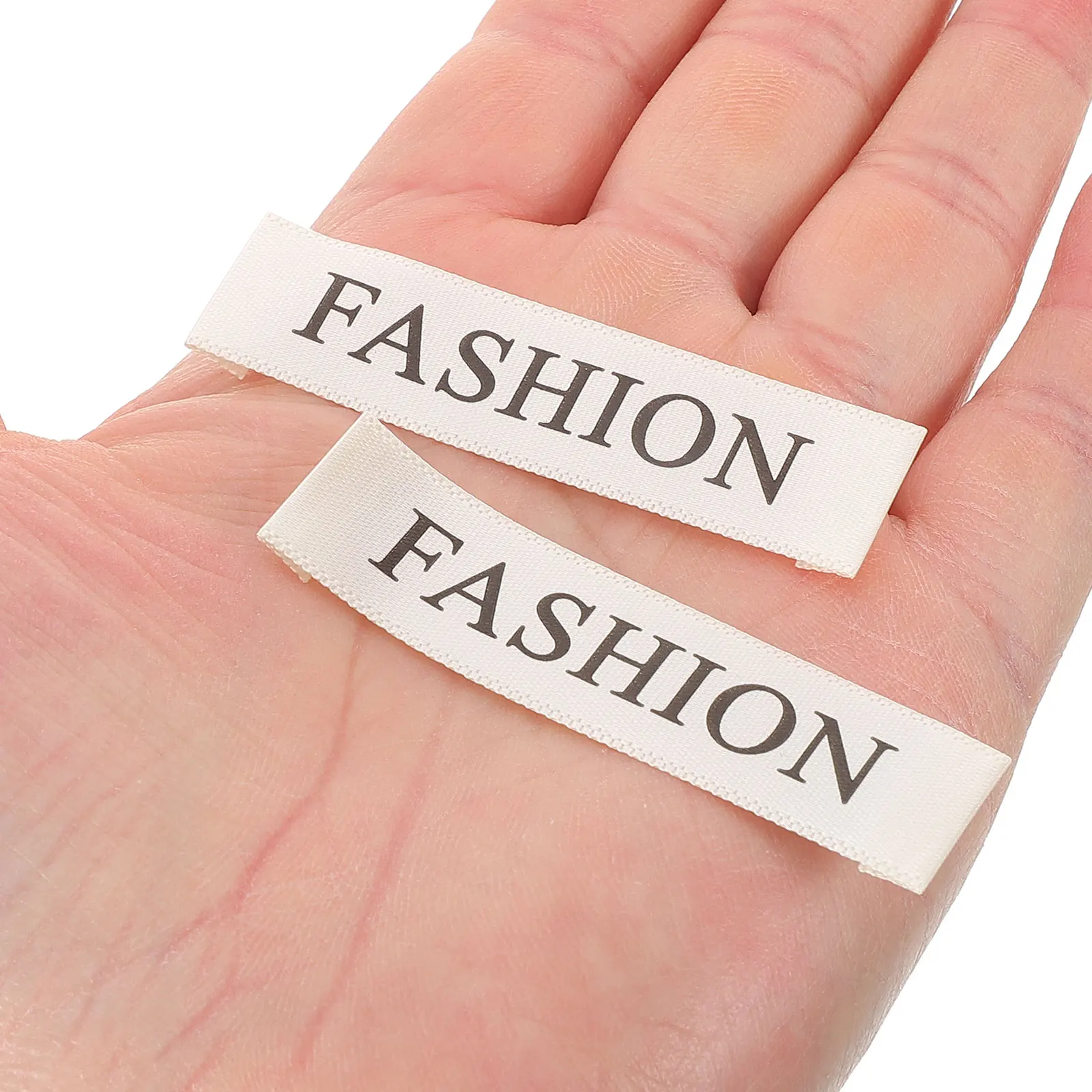 

100 Pcs Clothing Labels 5 8x1 6CM Ingredient Tags Fashion Sewing Labels for Clothes DIY Custom Fabric Tags H made