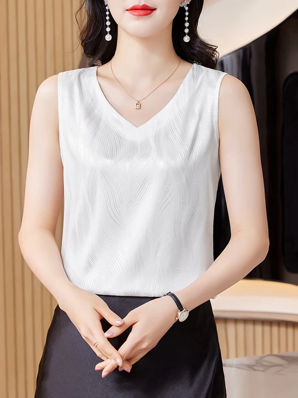 

Новинка лета: Женский комплект для мам с цветочной вышивкой, топ на бретельках и дышащий топ с V-образным вырезом из полиэстера.