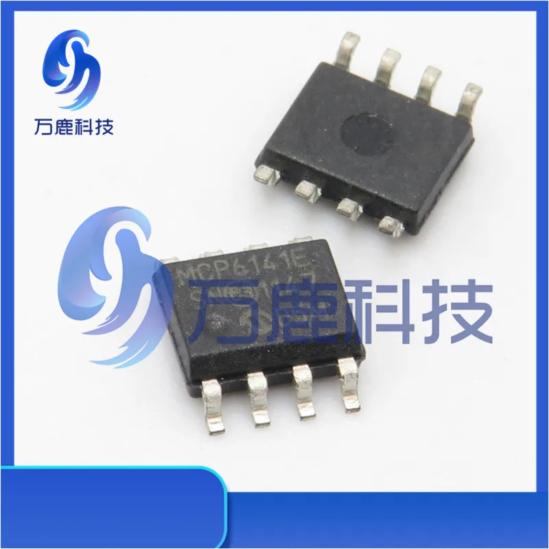 Mcp6141-E/Sn G10, Dual 1.6V 100Khz Op, E Temp Soic-8