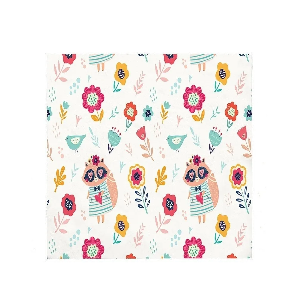 Self-Adhesive Camera Wrap Cloth Reusable Cute Printed Magic Protective Pouch Portable Flexible Inner Sleeve Pouch For Tablet