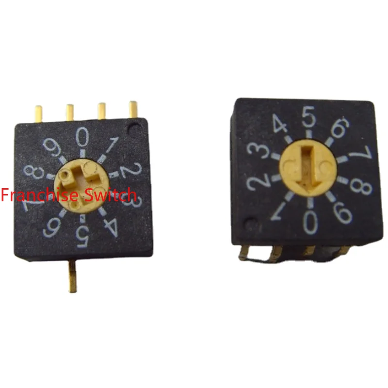 

10PCS Encoder Encoding Switch Digits 0-9, Positive Code 4:1, With Inserted Heel Patch Pins