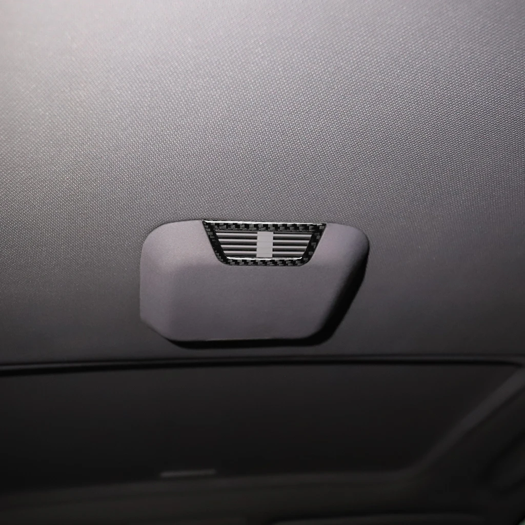 Real Carbon Fiber Car Accessories Rear Roof Air Vent Cover Sticker For BMW 3 Series E46 1998 1999 2000 2001 2002 2003 2004 2005