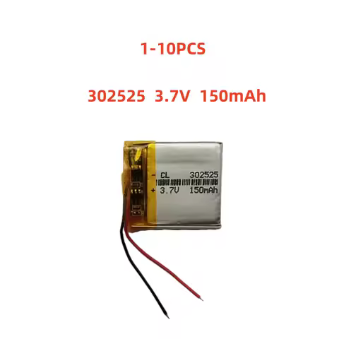302525 3.7V 150mAh Small Size Lipo Rechargeable Battery Lithium Polymer For MP3 Bluetooth MID headset headphone video pen
