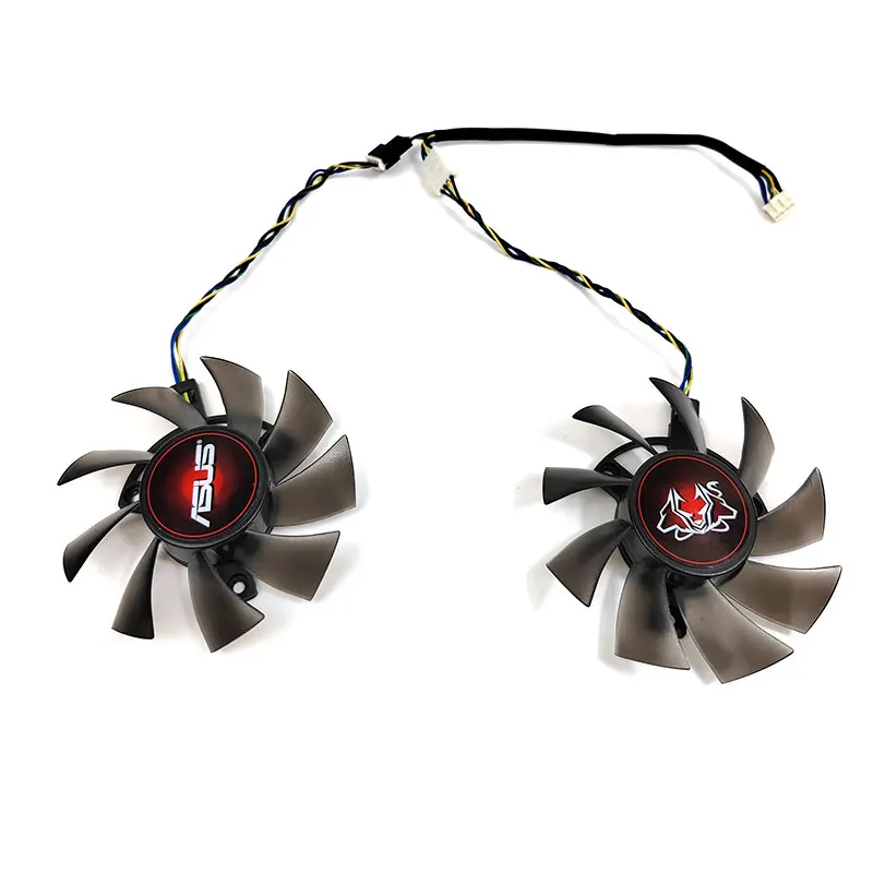 2FAN 4PIN T128015SU GTX 1050 H GPU fan，for ASUS Cerberus geforce GTX 1050 ti、cerberus-gtx1050ti-a4g Grafika rty Elhidegedés Drukker