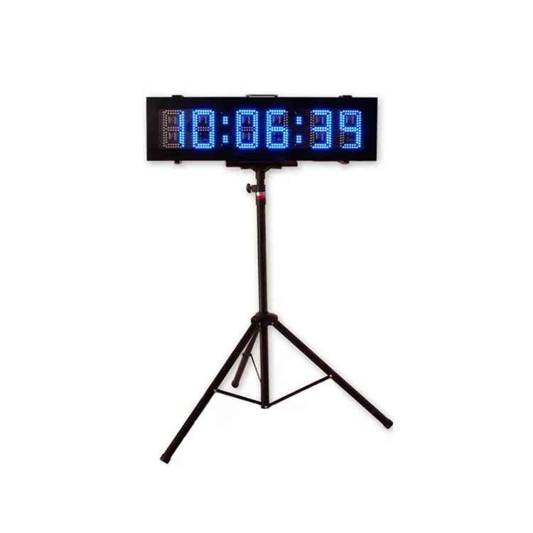 Jhering Temporizador de circuito de gimnasio electrónico superbrillante Conteo de voz con pantalla LED Digital C de matriz de puntos