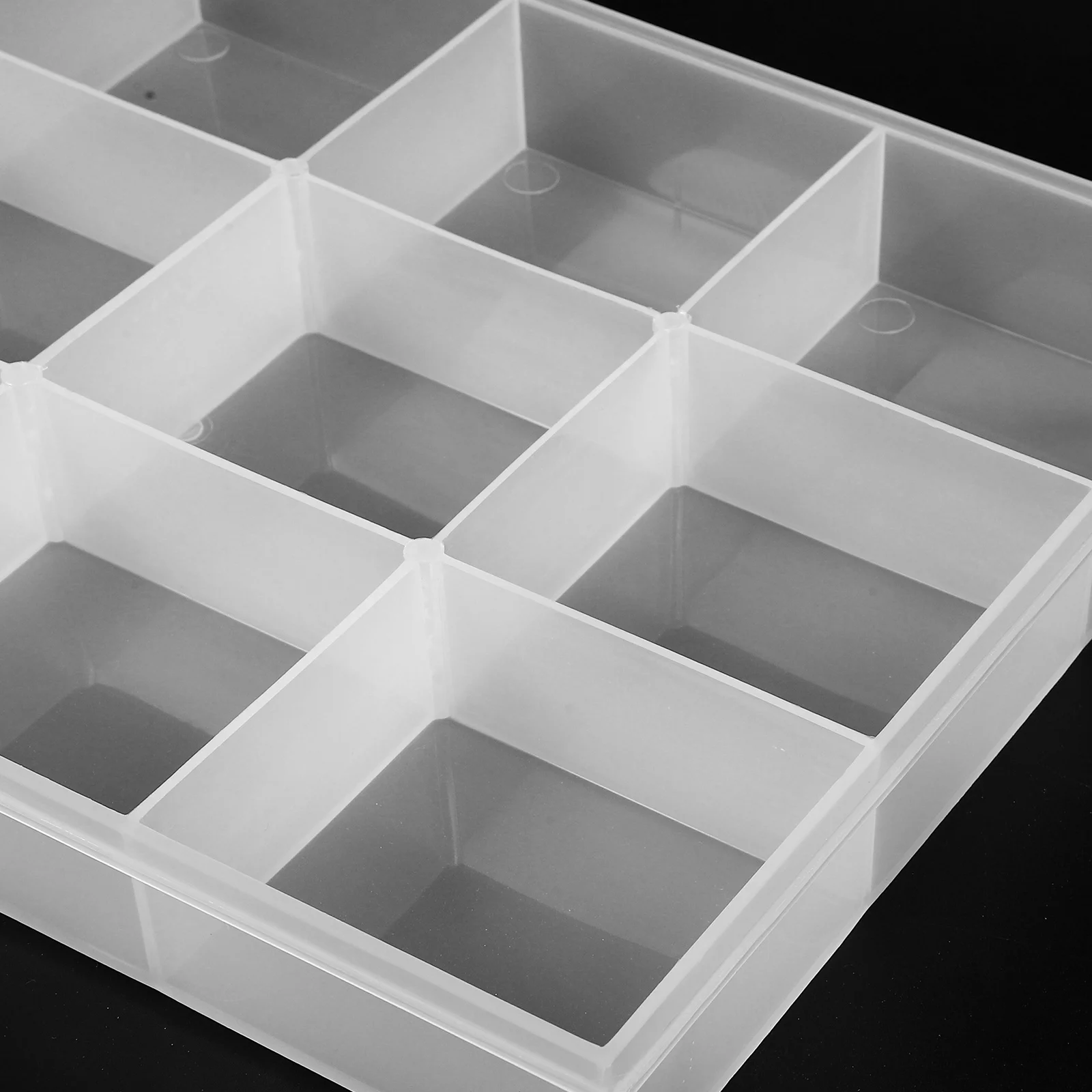

Multi Grid Parts Storage Box Transparent Compartment Organizer Container For Small Accessories Crafts Beads Nail Charms Travel