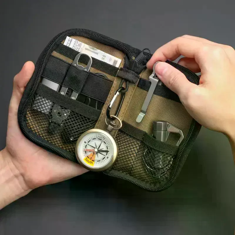 EDC Pouch Small Pocket Tool Pouch Organizer For Men Tool Pocket Storage EDC Gears