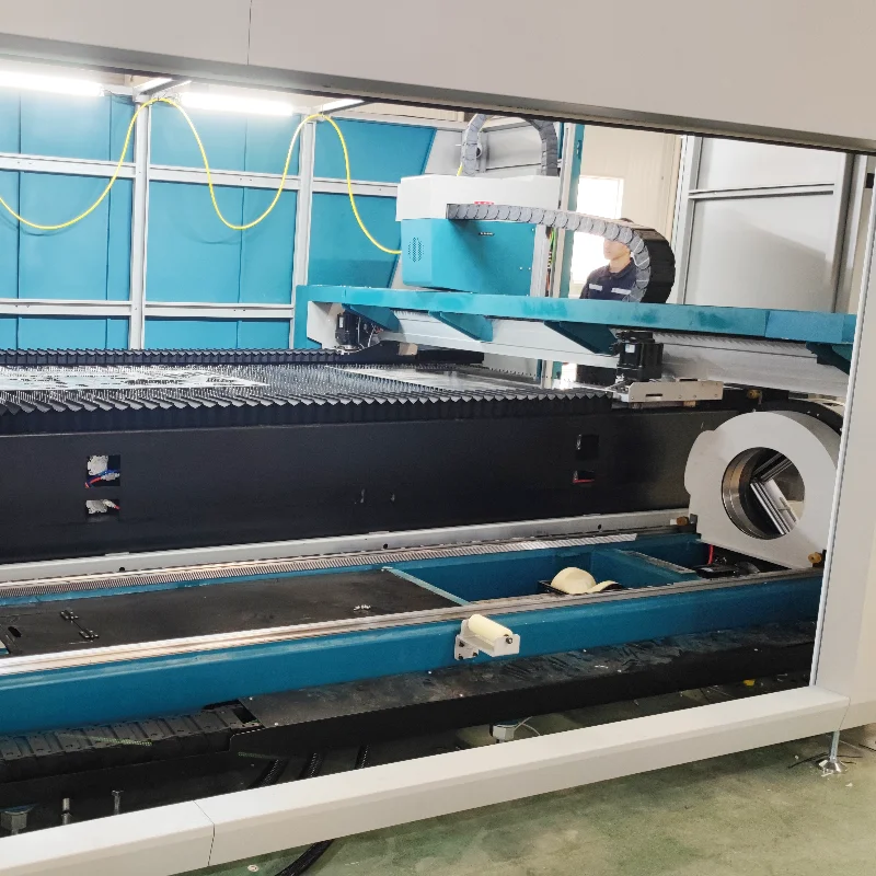 2024 LXSHOW Laser 40GP 3000w 6000w 12000w Laser Cutting Machine Brake Press Machines Metal Processing Automatic For Good Sale