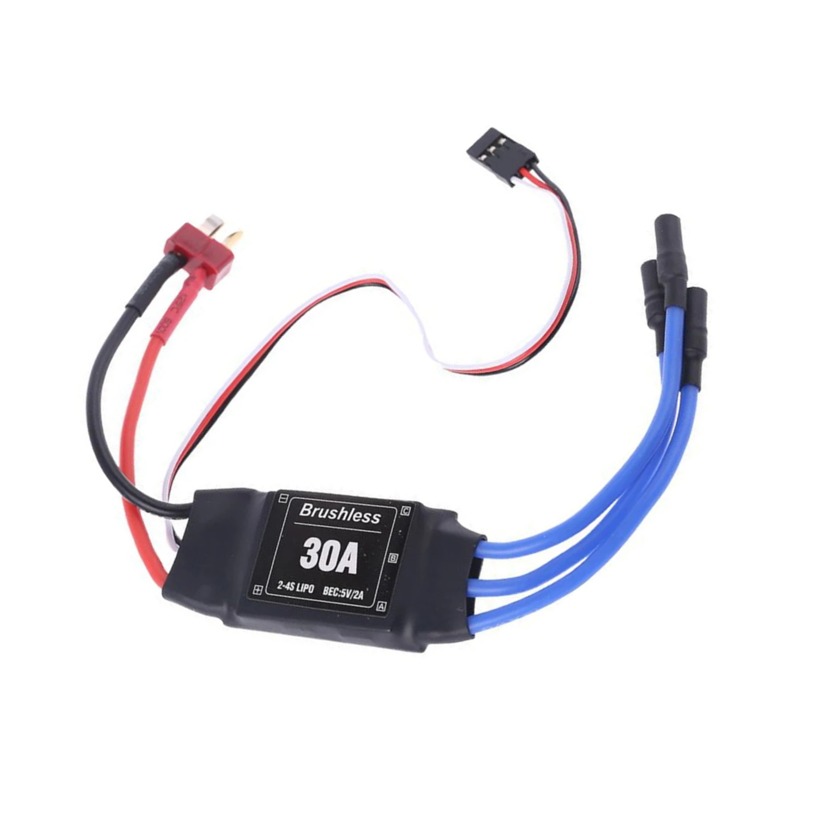 Bürstenloser 30A ESC 2-4S elektrischer Geschwindigkeitsregler für Rc Multicopter Hubschrauber Flugzeug mit 5V 2A BEC