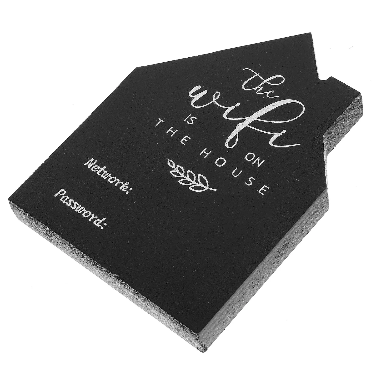 

Acrylic Wifi Password Sign Lightweight Stylish Chalkboard for Home Office Decor wifi sign guests hotel network reminder