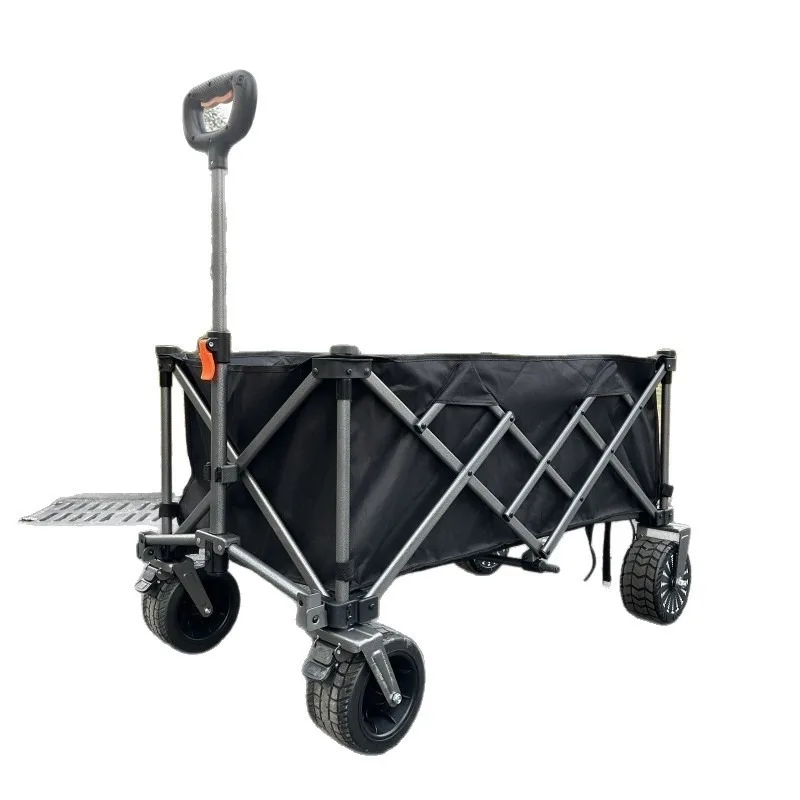 

Electric gathering camper camper camper large foldable grocery shopping cart camping electric car portable trailer