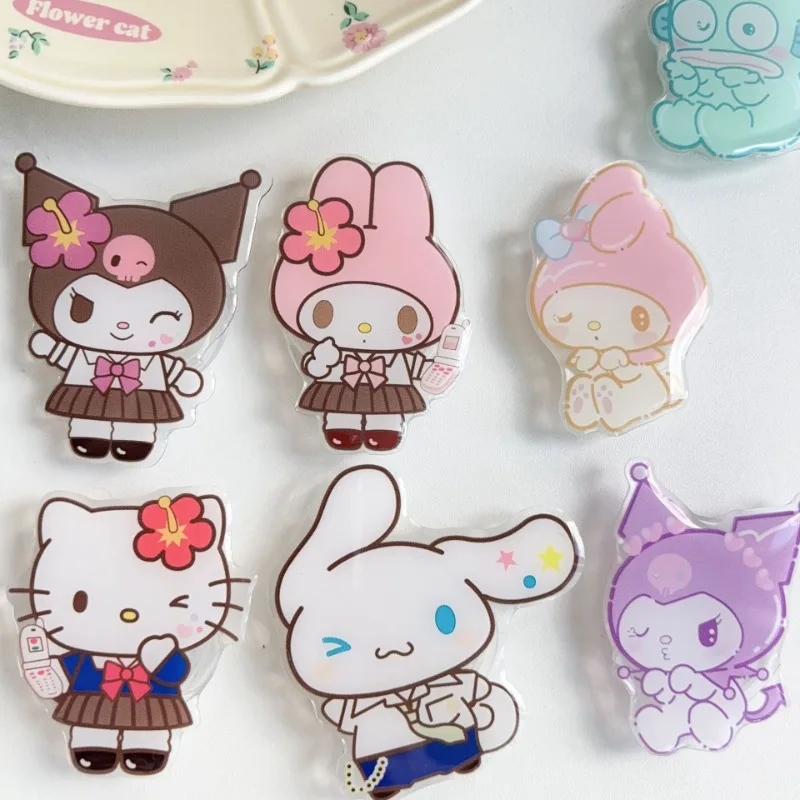 

Hello Kitty Accessory Holder Cute Anime Suitable for Any Phone Airbag Stick Desktop Toys Wholesale of Student and Girl Gifts