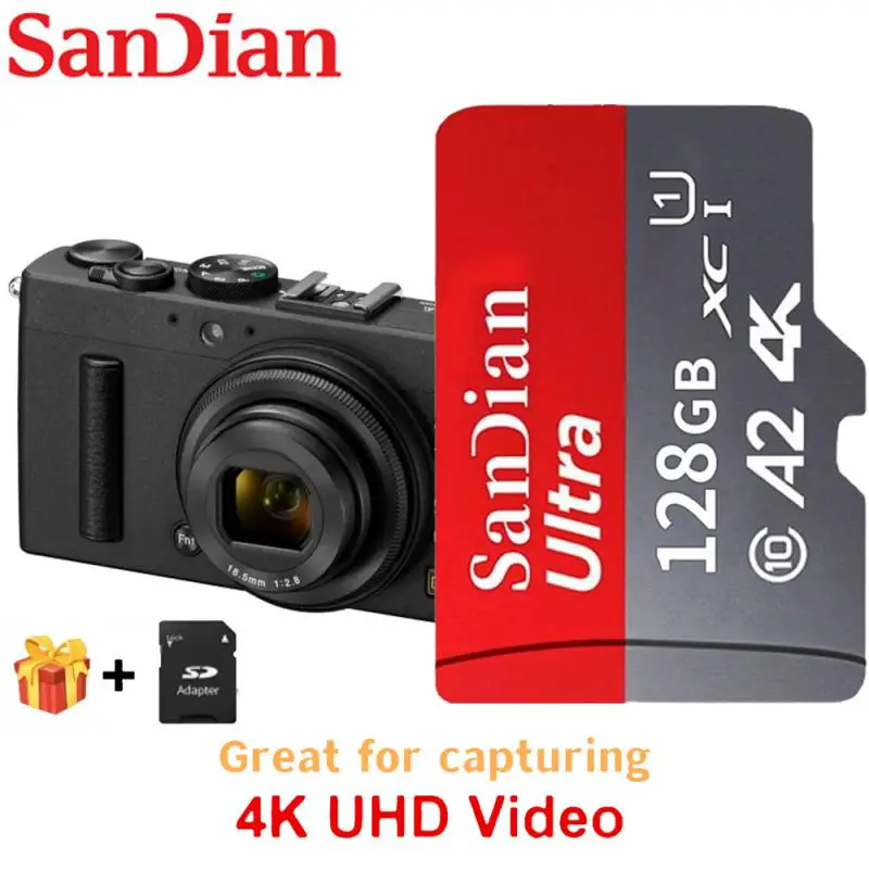 Memory Card 128GB 2TB 1TB 512GB 256GB Micro TF SD Card V60 High Speed Cameracartão De Memória For Phone Camera