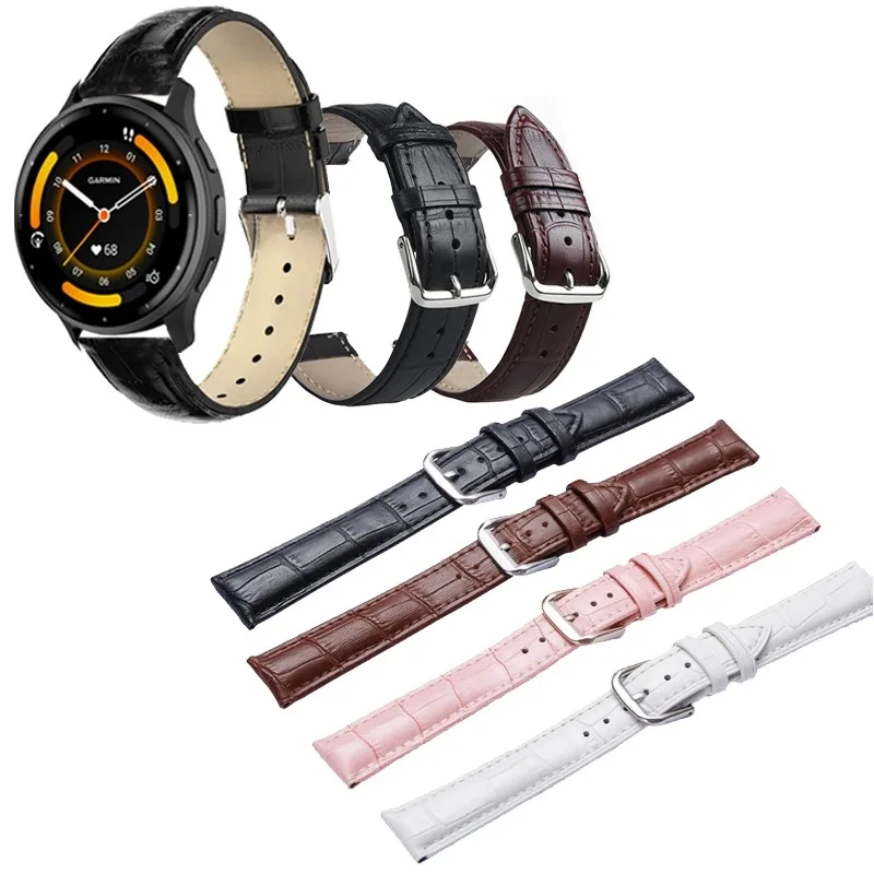 

Высококачественный кожаный ремешок 20 мм 22 мм, подходящий для Garmin Venu 4, Venu 3, Venu 2, Vivoactive 3, 4, 5, 6, vivomove 3 HR, Venu 2, 3, 4, 45 мм.
