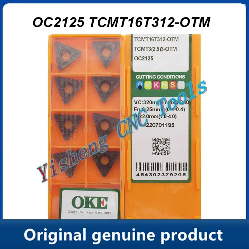 

TCMT16T312-OTM OC2125 OP1215 CNC Cutting tools