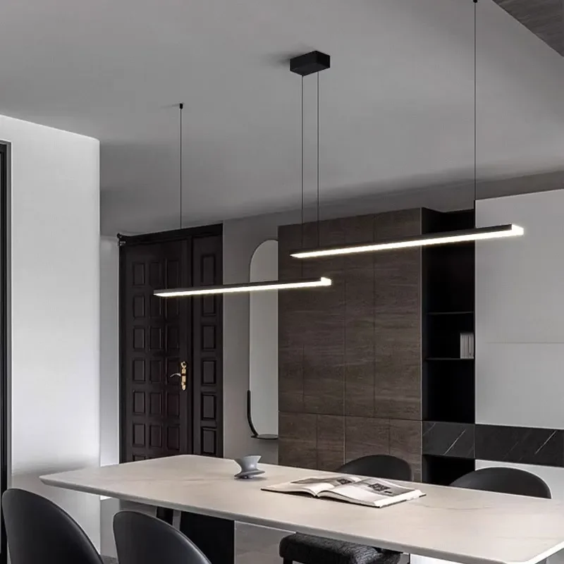 Lampu gantung Led, Modern, untuk ruang makan, rumah, minimalis