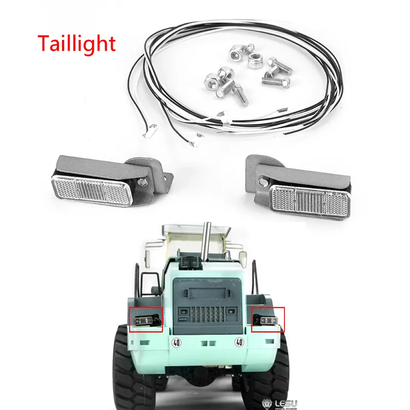 

LESU LED Taillight Front Light Headlamp for 1/15 RC Hydraulic Loader DIY Remote Control Truck Model Toys for Boys Gifts