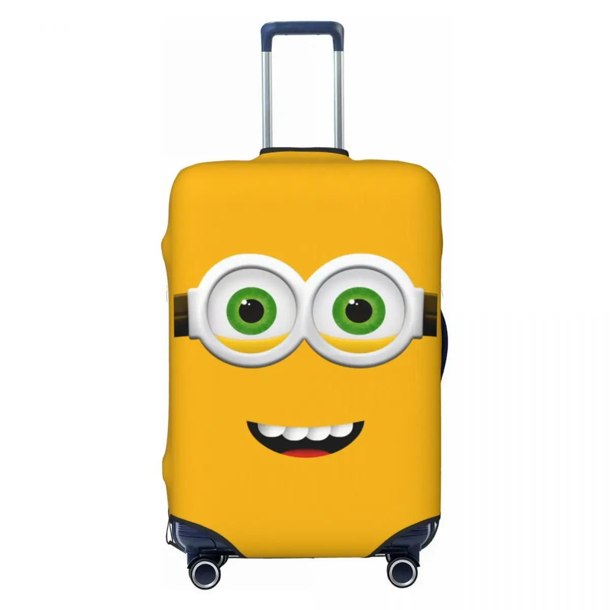 

Custom Minions Eyes Luggage Cover Funny Cartoon Suitcase Protector Covers Suit For 18-32 inch