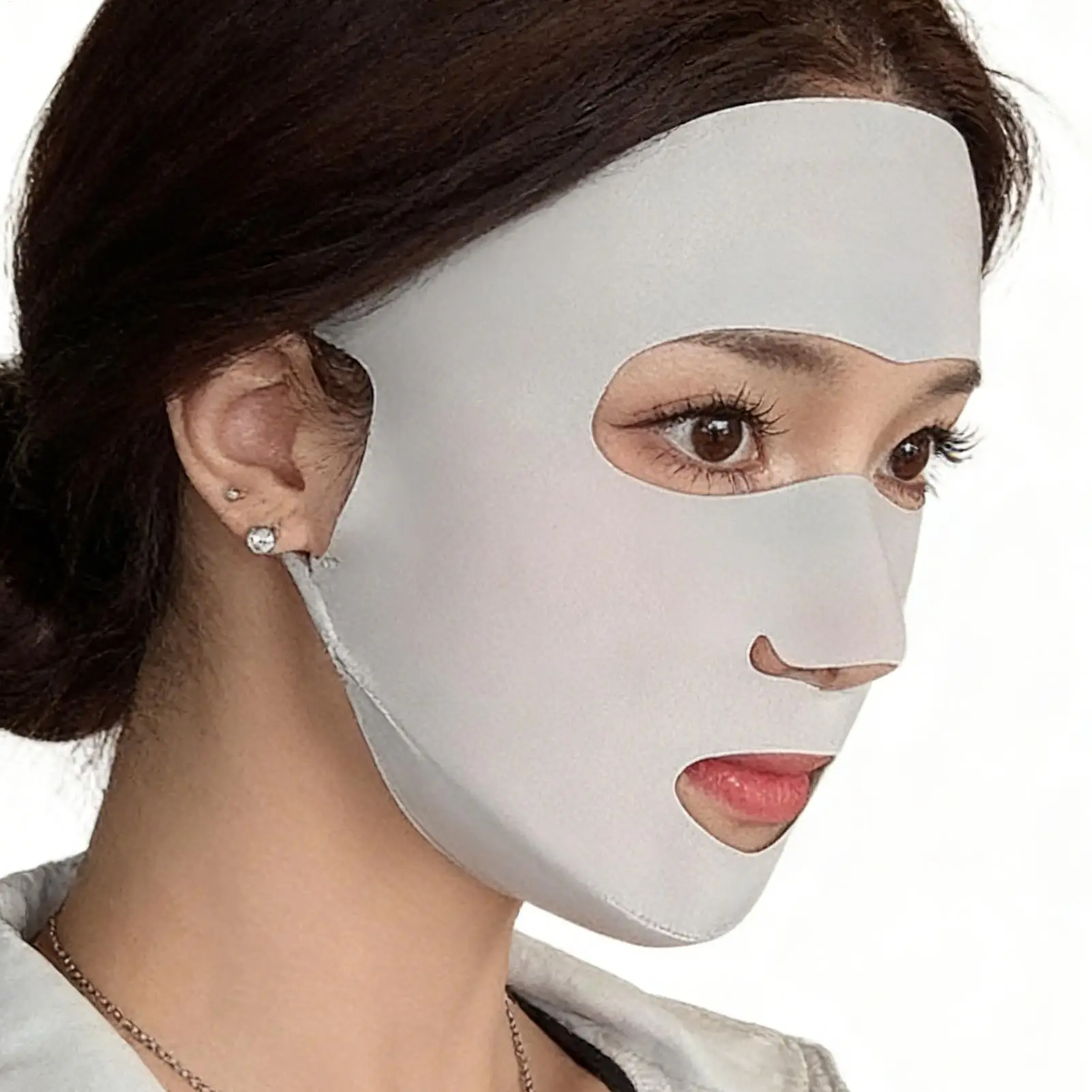 Sun Protection Summer Full Face Mask Sun Protection Men Women Face Mask for Outdoor Travel Ice Sense Breathable Face Cover - view 5