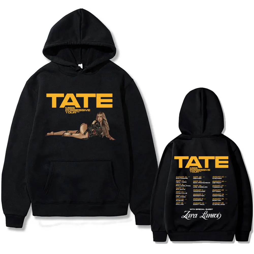 Tate McRae Miss Possessive Tour 2025 Hoodie Men Women Fashion Casual Vintage Sweatshirt Oversized Sportswear Streetwear Unisex