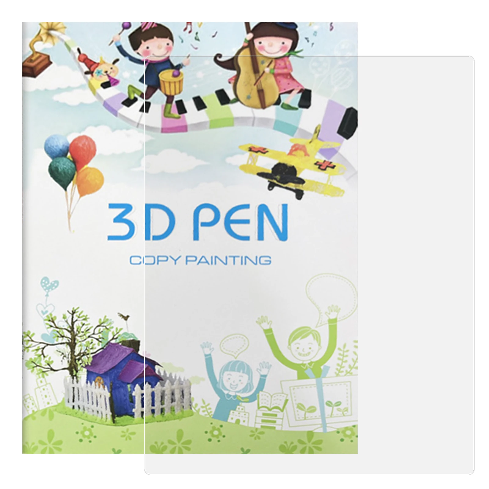 For Children Girls Adults 40 Patterns 3D Pen Template Accessories Stencils DIY Craft PVC Drawing Board Starter Paper Molds