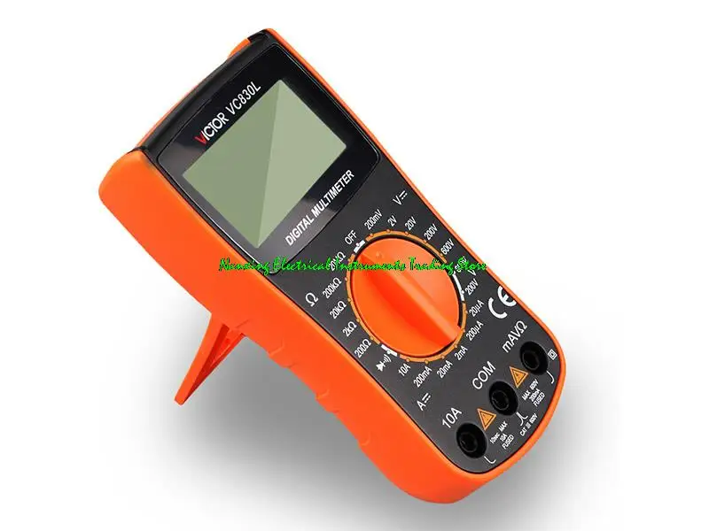 Victor VC830L Manual Range Digital Multimeter 1999 Counts Large Lcd Display Pocket Multimeter