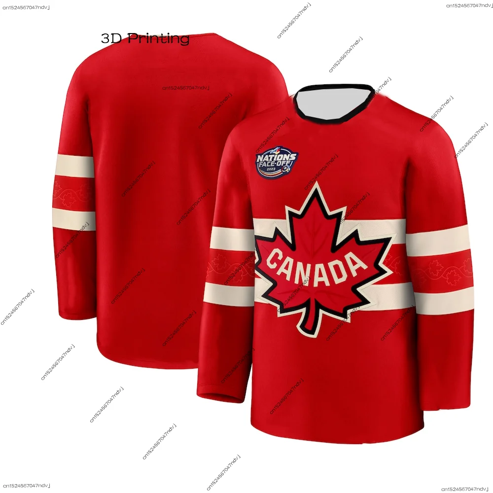 2025 Nova Chegada Hóquei Canadense Vermelho McDAVID No. 97 Camisa de hóquei Camisa de hóquei Conjunto especial de camisa de hóquei