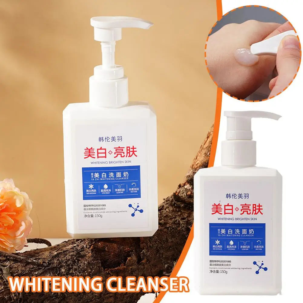 Отбеливающее очищающее средство для лица, освежающее очищающее средство для лица, освежающее средство для ухода за кожей, глубокий Ниацинамид для лица, фотоконтроль 1 J8G5