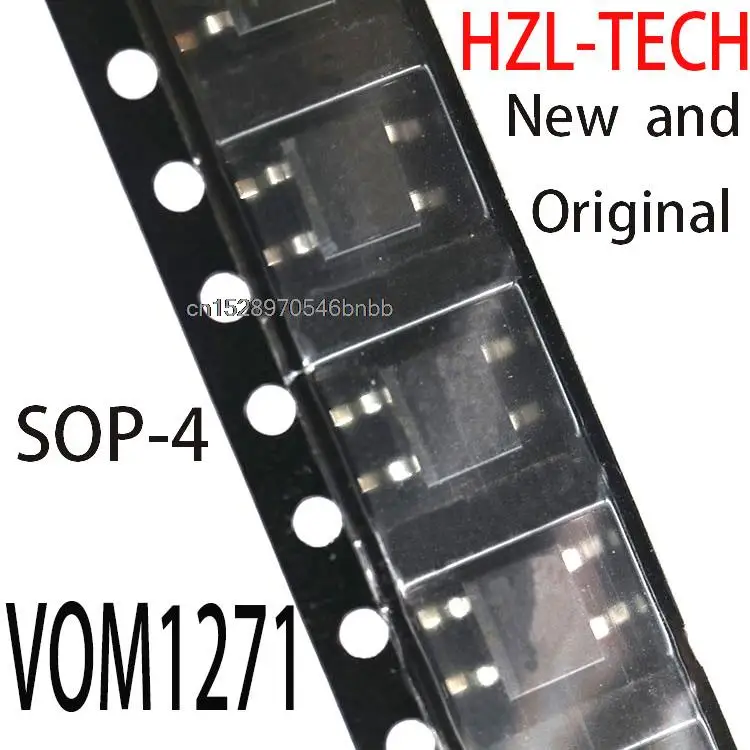 5PCS New and Original  SOP4 VOM1271T SOP-4 M1271 M1271T SOP SMD optocouplers isolators VOM1271