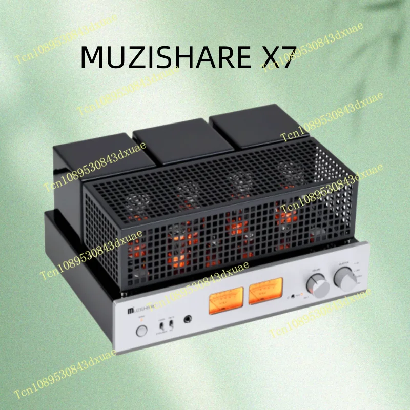

Latest 25W*2 MUZISHARE X7 balanced Version Electronic Tube Power Amplifier with remote ,12AX7*1.12AU7*2, KT88*4, 5AR4*1