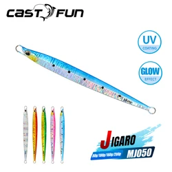 CASTFUN Speed Jig 80g 100g 160g 200g Lure Artificial Baits Jigging Lure Fishing Jigs Metal Jigs Jigging Lure