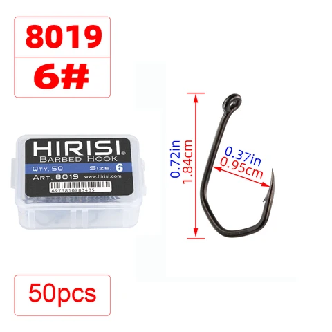 Hirisi крючки для ловли карпа 50 шт.