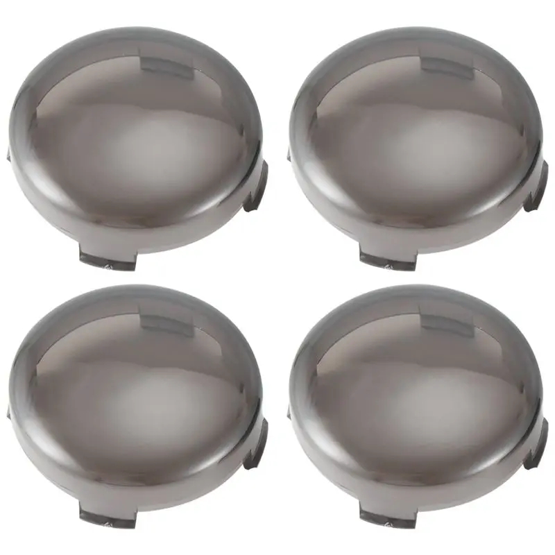 4Pcs For Turn Signal Light Indicator Lens Cover For Sportster 1200 Touring Dyna Softail Fatboy Electra Road K-N29R