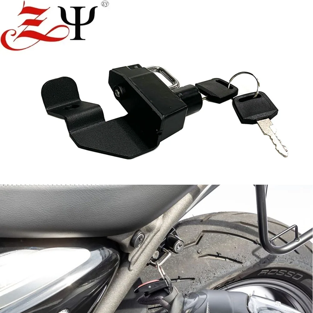 

Motorcycle Helmet Lock Anti-theft Security Mount Hook For Speed400 Scrambler400 X Speed 400 Scrambler 400X 2024-