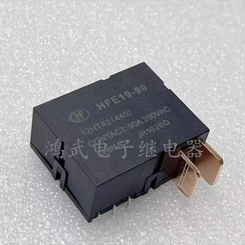 

（Brand New Original）1pcs/lot 100% original genuine relay:HFE19-90-12HT42(445) 12V 90A Latching Relay