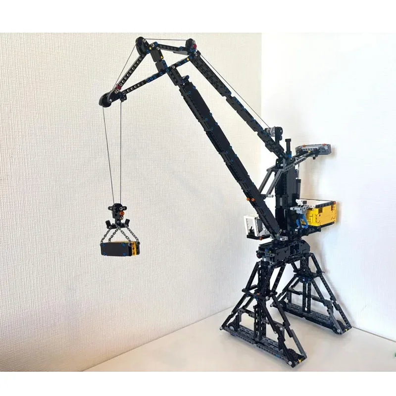 Outdoor MOC-273646 Traffic City Lift Crane Building Block Model 1171 Parts Creative Birthday Educational Custom Toy Gift