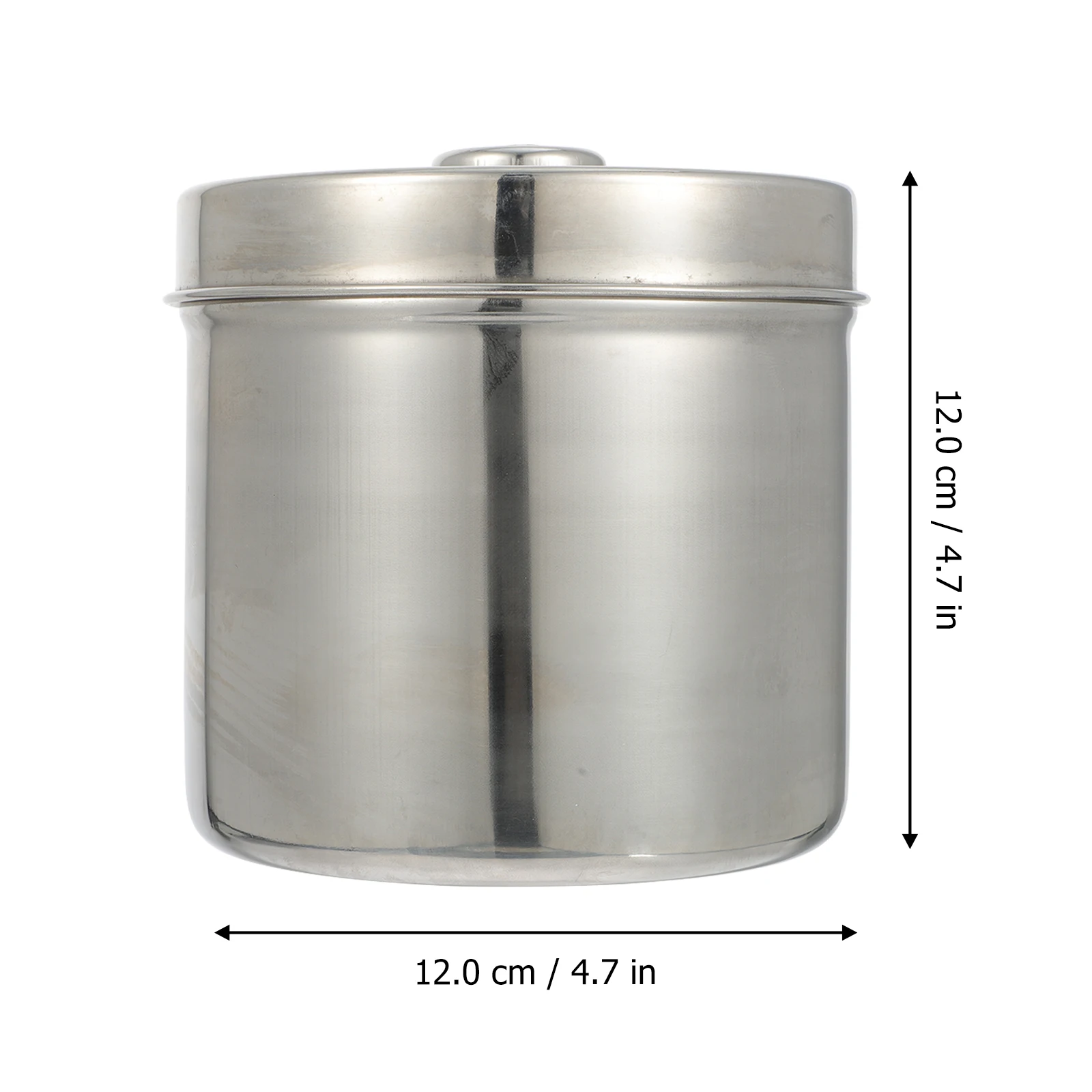 

Stainless Steel Gauze Storage With Lid Ointment Jar For Hospital Beauty Salon Laboratory Corrosion Resistant Smooth