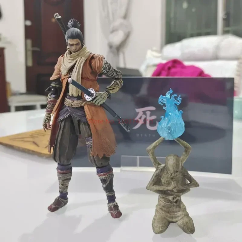 

Новинка 2024, Figma японский ниндзя Samurai Wolf, 6-дюймовая шарнирная кукла 1/12, модель ручной работы, украшение, подарок, коллекционная игрушка, подарки