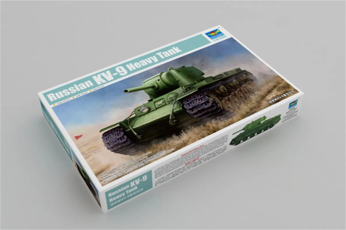 

Trumpeter масштаб 1/35, русская тяжелая танковая броня КВ-9, пластиковая сборная модель # 09563